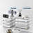 4 Pack Paper Organizer For Desk,Stackable Paper Tray Book Holder For Classroom,Office And More,Clear