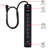 GE 3-ft 7-Outlet 2-USB-A Surge Protector, 1300J, 33664