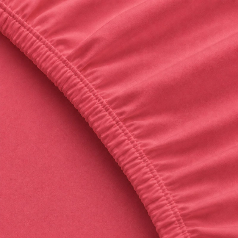 6-Piece Premium Deep Pockets Microfiber Sheet Set, California King, Salmon Pink
