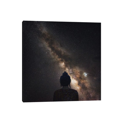 The God And Universe by Swapnil - Wrapped Canvas Print