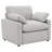 Roca Upholstered Power Recliner Chair Grey-112747887