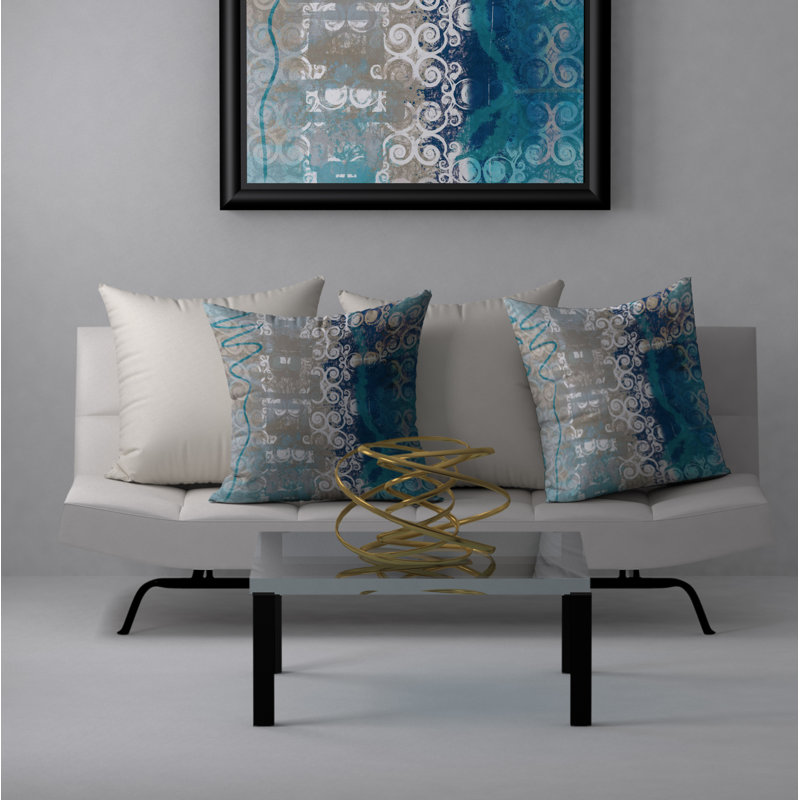 Housse de coussin carrée/insert, 24 po x 24 po