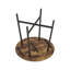 Alecsandru Round Metal Base Dining Table