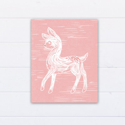 « rose fauve », art sur toile