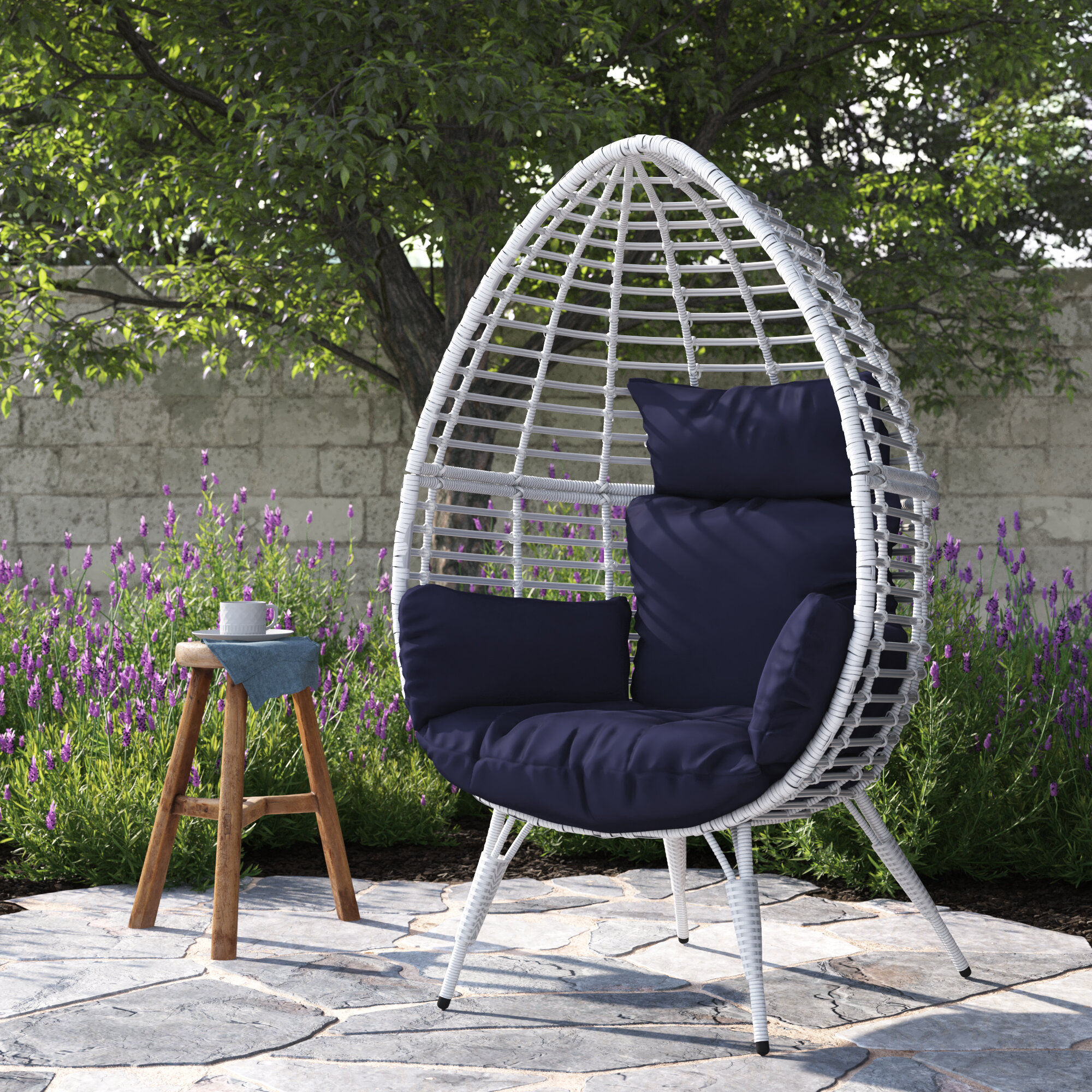 Homebase rattan 2025 pod chair