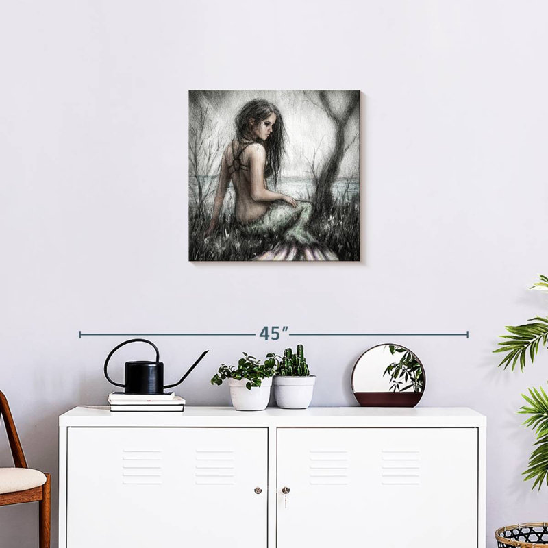 Kelan Mermaid's Rest, H 20 po x l 20 po