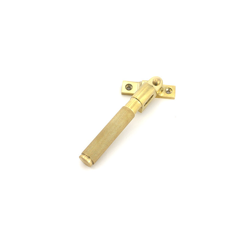 Brompton Night-Vent Locking Fastener, Polished Brass