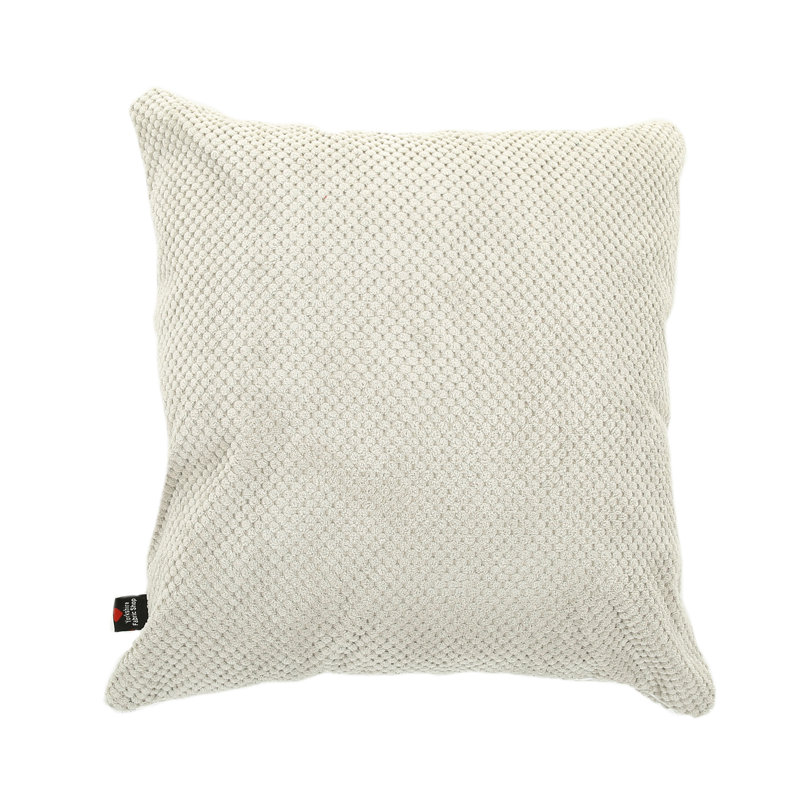 Alvarado Square Throw Cushion, 28 x 28cm, Silver
