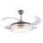Aadilynn 42 Inch Retractable Ceiling Fan Light 3 Color Dimmable with LED Light and Remote Control