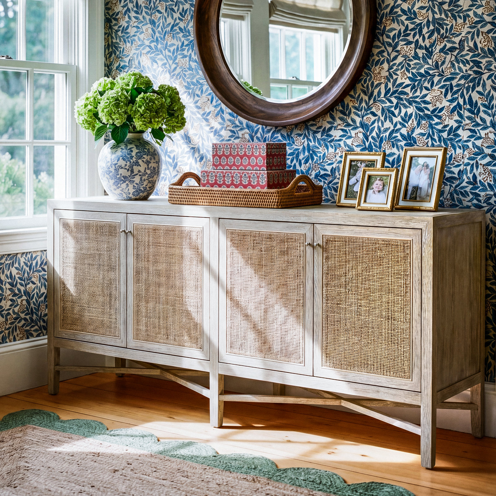 Queensland 76" Oak Credenza