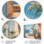 Ensemble de 3 décorations murales en métal