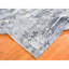 Tapis unique en laine noué à la main ivoire / gris clair de 9 pi x 12 pi Franzsepp