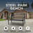 Elsche Steel Outdoor Bench
