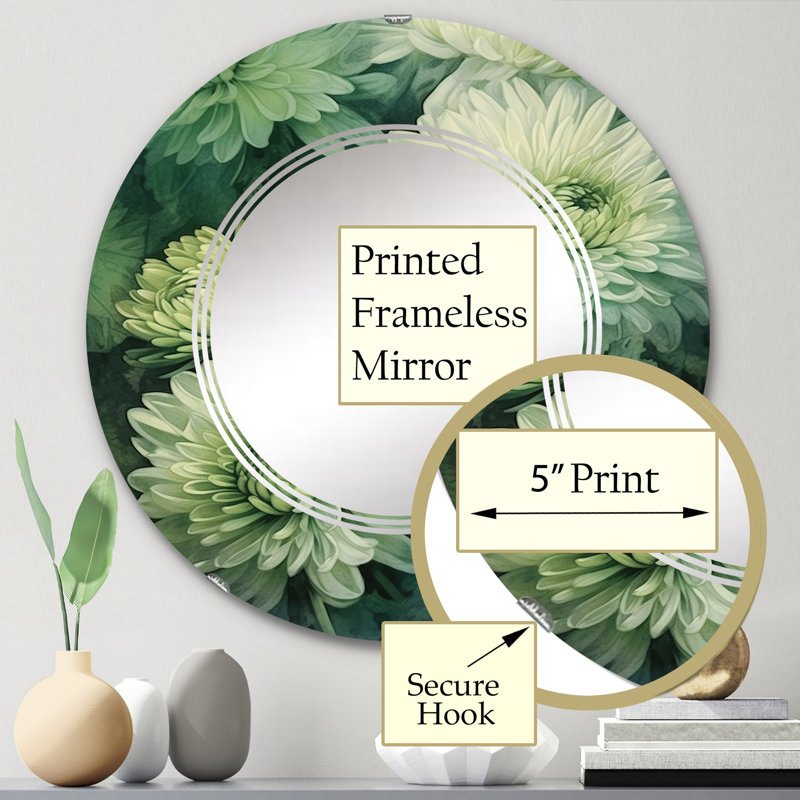 Miroir mural Upland, 24 po x 24 po