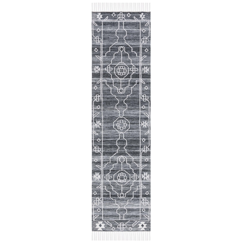 Ameliyah Flat Weave Polpropylene Southwestern Rug, Runner 2'3" x 9'