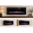 50 Inch Electric Fireplace Wall Mounted, Recessed/ Semi-Recessed Electric Fireplace Heater With Realistic 3-Sided Led Flame, 12 Flame Colors & 12 Ember Bed Colors, 750W/1500W, Remote Control, For Living Room, Bedroom-133320255