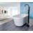 Floor Tub Spout with Diverter