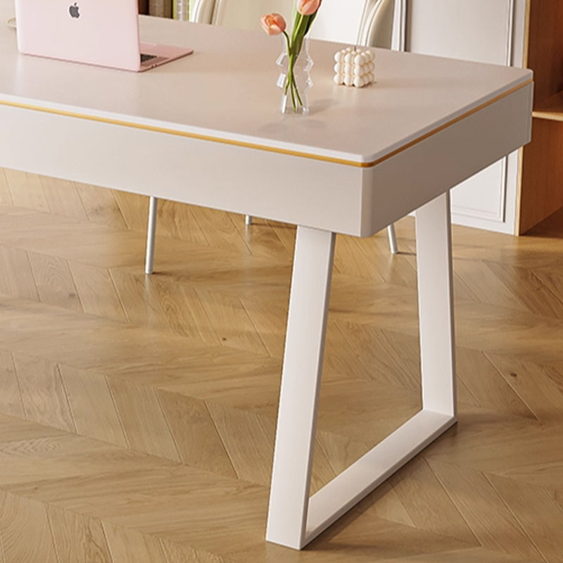 Modern Simple Small-sized Rock Slab Writing Desk
