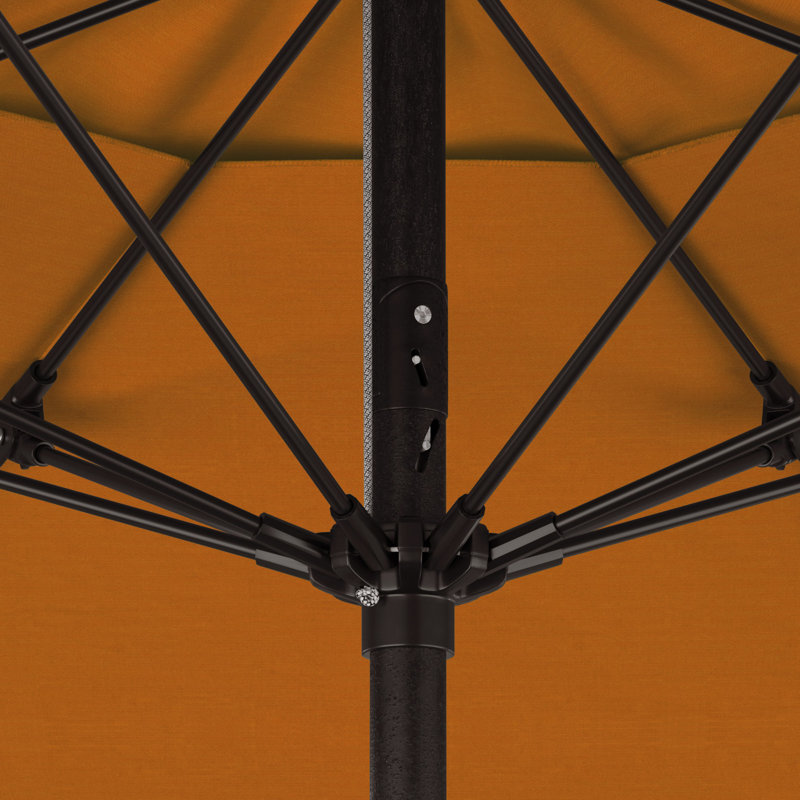 Parasol de marché 7 pi 5 po Bala, Toile Sunbrella® tangerine
