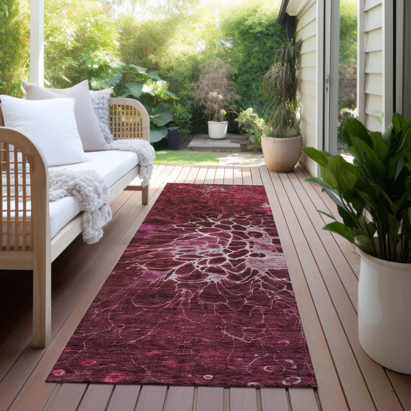 Tapis intérieur / extérieur Tiliyah, Tapis de couloir 2 pi 3 po x 7 pi 6 po