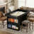 2-in-1 Multi-Functional Game Table with Removable Top, Cup Holders and Storage-121933739