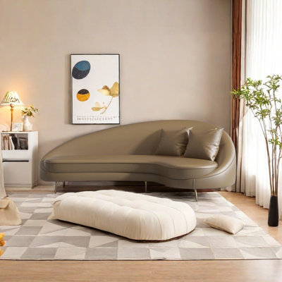 Cat-Scratch Resistant Leather Chaise Longue
