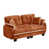 Chenille orange sélectionné