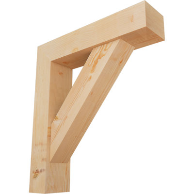 Traditional Block Bracket with Offset Brace