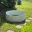 Jardinière ronde surélevée Anleolife 120 x 45 cm, blanc antique-33260516