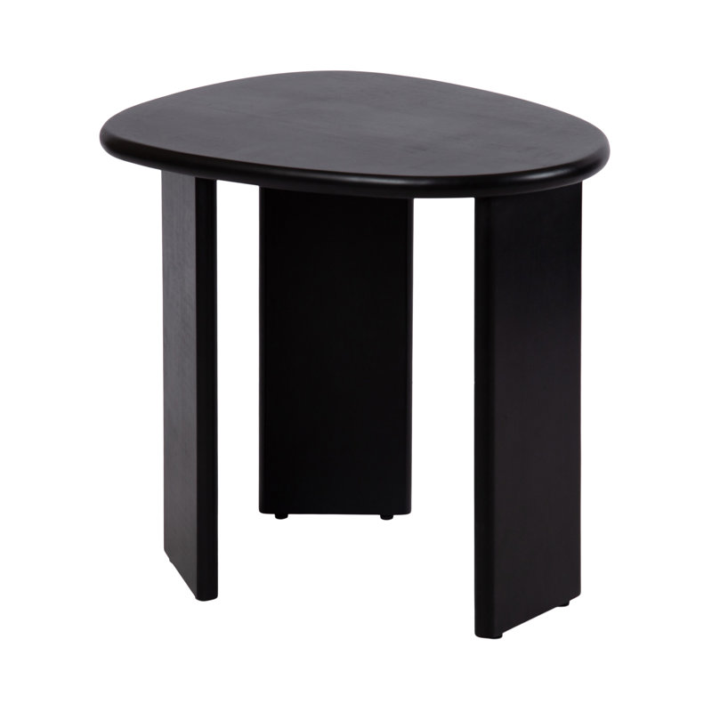 Irregular Living Room Side Table, Black