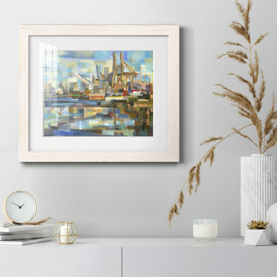 Port of Seattle - Picture Frame Painting Print on Paper