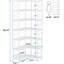 Grande bibliothèque d'angle à 7 niveaux 79,53 "-497552275