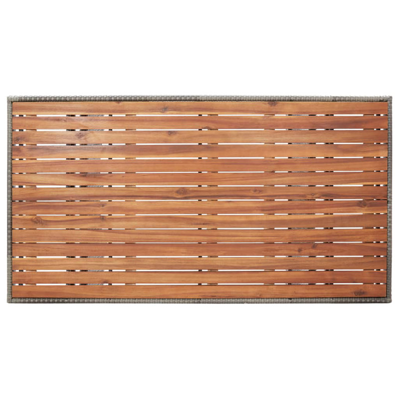 Patrece Rattan Dining Table, 120 x 70 x 66 cm