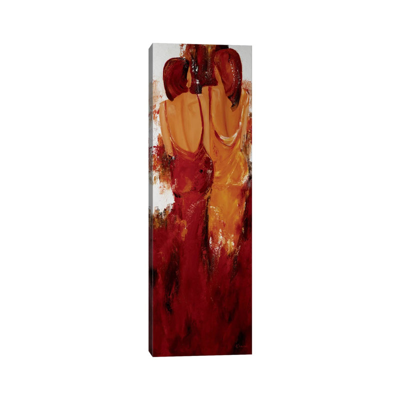 Deux by Mieke Chantrel - Wrapped Canvas Panoramic Gallery-Wrapped Canvas Giclée, 30.48 cm H x 91.44 cm W x 1.91 cm D