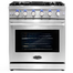 Cosmo 30" 4.5 Cubic Feet Natural Gas Freestanding Range