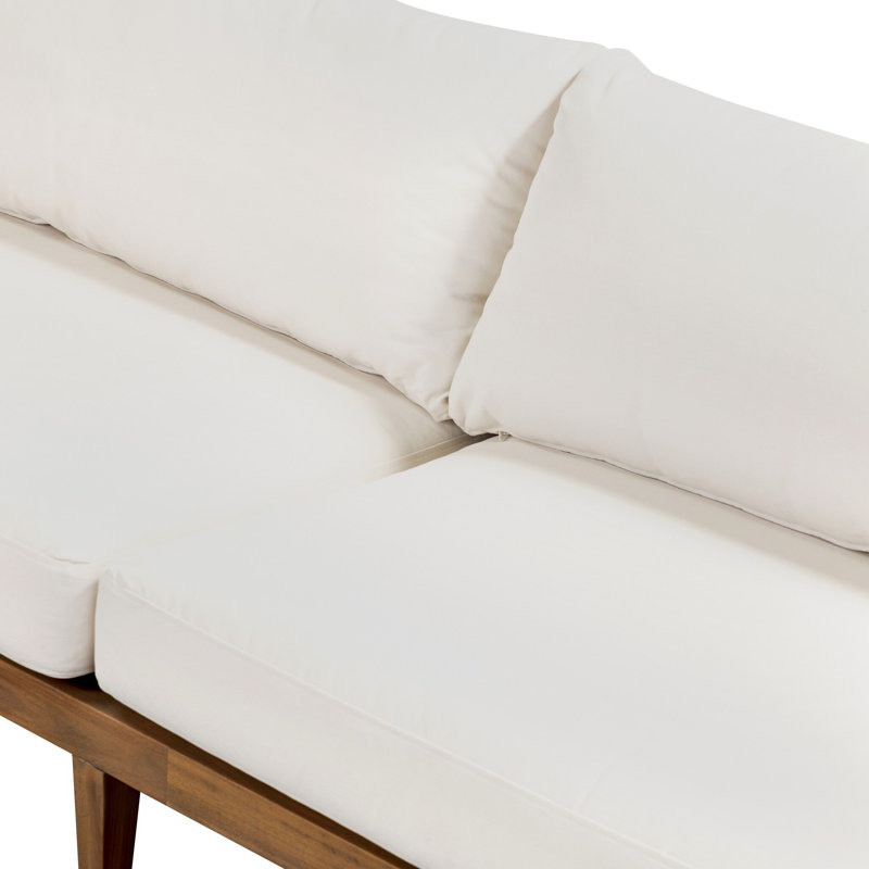 Amaya Outdoor Sofa, Lorel Ivory, Ashen Acacia