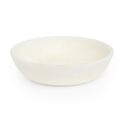 Bol moyen en résine Isanti - blanc