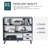 3-Tier Child Bookcase Open Shelves Cabinet Floor Standing Cube Storage Organizer with Drawers-747221144