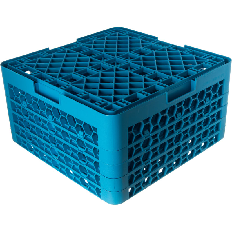 Carlisle Food Service Products 4 Shelf Dish, Glass & Flatware Rack