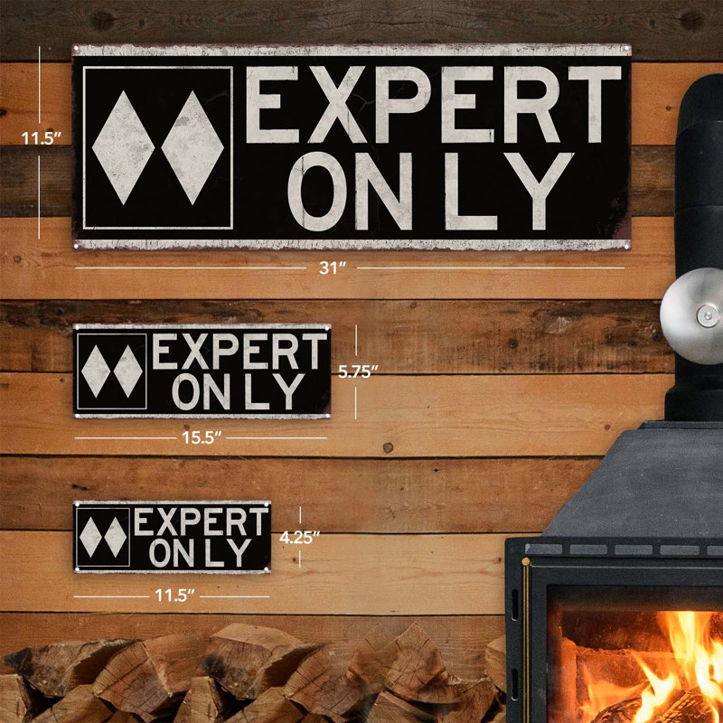 Plaque d'expert en métal