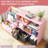58" Oversized Kids Toy Organizers and Storage, 31"High 9 Cube Storage Organizer with Rolling Drawer & Bins, wooden Multilayer Toy Chest Storage Bookcase for Playroom/Nursery/Bedroom/Toy Room-1704355335-1704355333