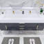 Ensemble de meuble-lavabo mural double l 72 "Glasgow-2109853626