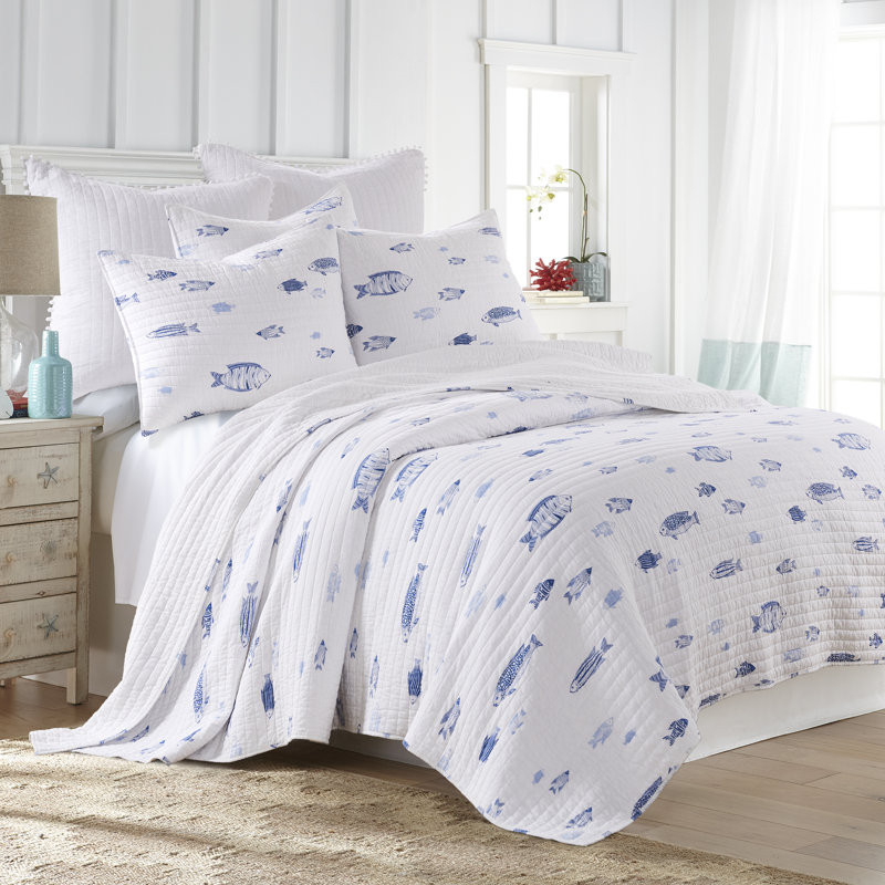 Indigo Tide Twin Quilt Set