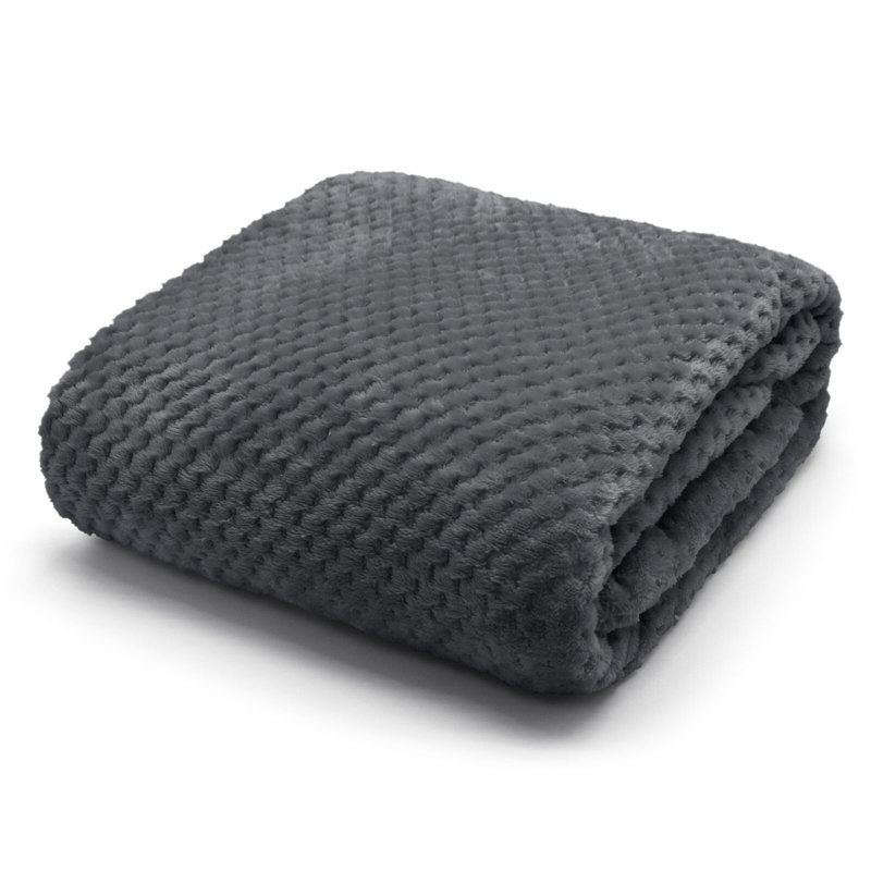 Emmry Throw Blanket, Charcoal