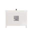 Meuble-lavabo simple en bois massif l 48 po x P 22 po Houston II avec rangement discret et plateau en pierre reconstituée-246166789-246166809