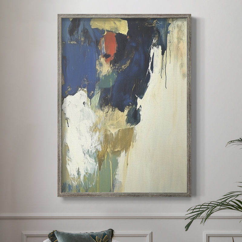 Série ABSTRACT DCCDXIX, reproduction encadrée - bois massif, H 11 po x l 9 po