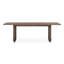 Round Off 88'' Solid Wood Dining Table-1019880259