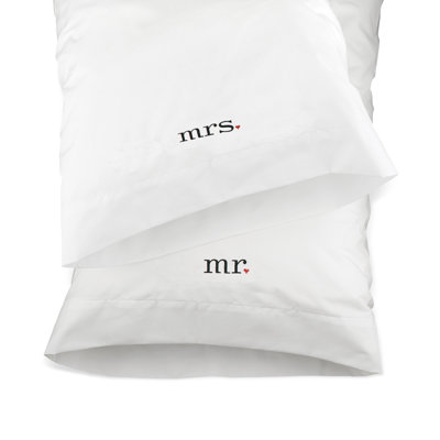  Taies d'oreiller M. et Mme