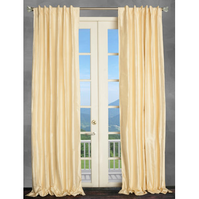 Silk Single Curtain Panel