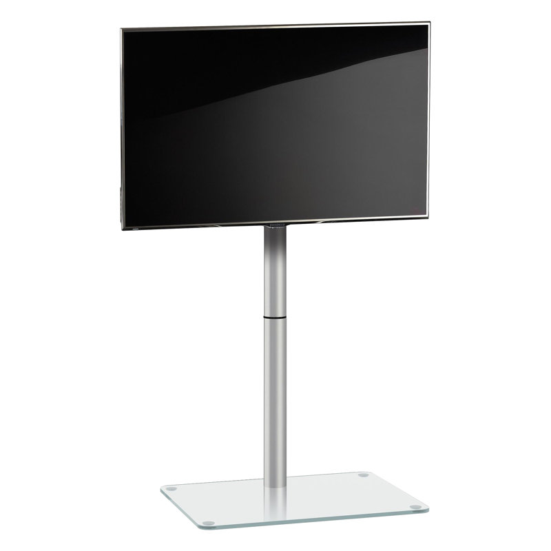 Spacey TV Stand, Clear and silver